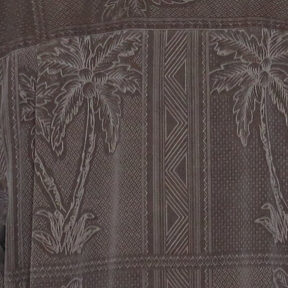 Seven Palms* Men's Short Sleeve Button Down Straight Hem Chest Pocket~Size Large - Picture 12 of 12